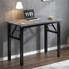 Need Small Folding Computer Desk, 31.5 Inch Writing Table, Sturdy Foldable Desk - Image 8