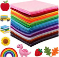 Reginary 120 Pcs 4 x 4 Inch, 2mm Thick Felt Sheets Bulk by Reginary