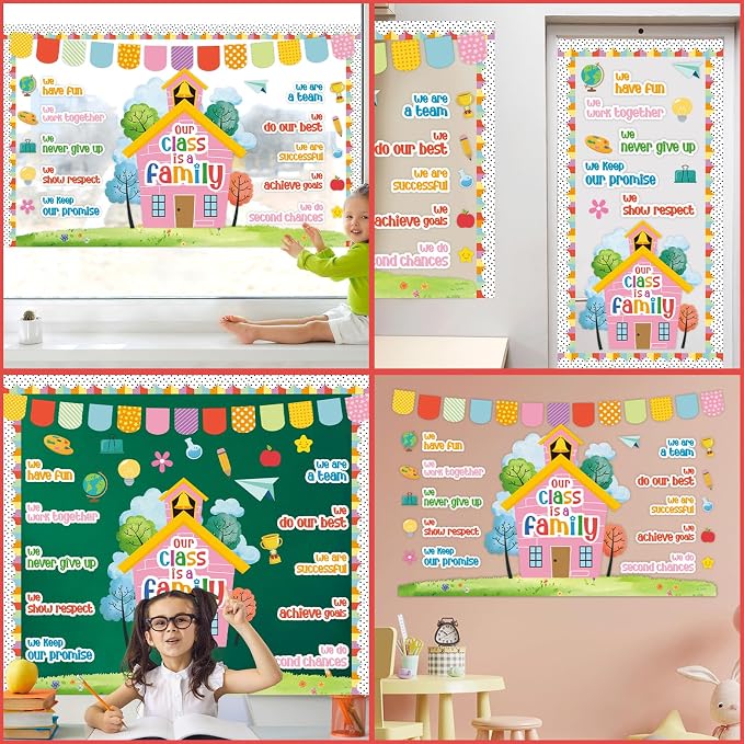 Motivational Bulletin Board Classroom Decorations Our Class is A Family - Image 6