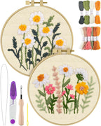 ERKOON Punch Needle Kit Adults Beginners, Needling Punching Project by ERKOON