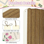 50 Sets 6 x 2 Inch Large Size Wooden Bookmarks - Image 3