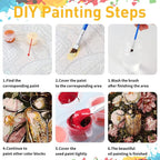Paint by Numbers for Adult, Beetle Longicorn Paint by Numbers Kit for Adults - Image 9