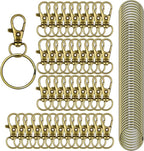 HXSEMAYIG 100PCS Keychain Hooks by HXSEMAYIG