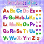 448PCS Glitter Foam Letter Stickers, Colorful Alphabet Stickers, Self-Adhesive - Image 2