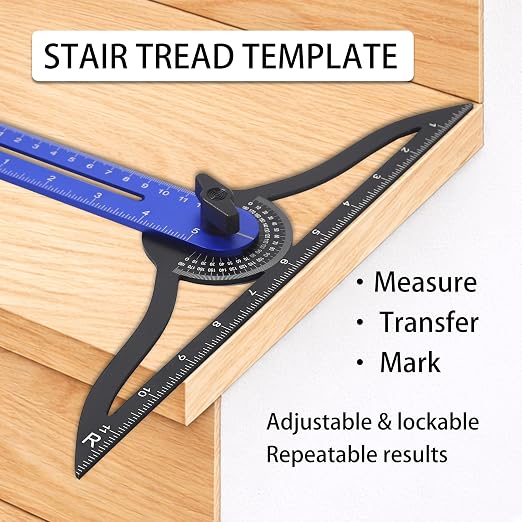 Stair Tread Template Tool – Stair Tread Gauge, Stair Tools - Image 2