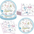 40Pcs Mahjong Party Supplies Plates and Napkins by Unknown
