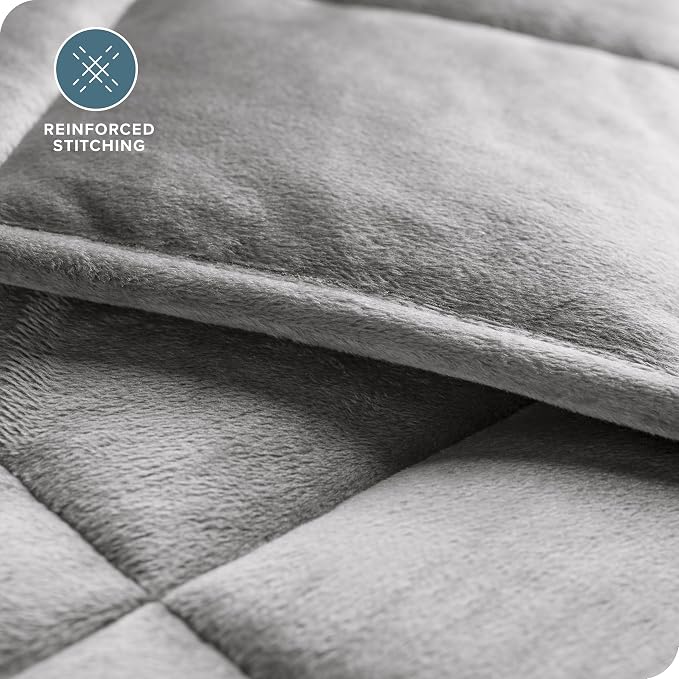 Bare Home Weighted Blanket Queen Size 22lb - Image 8