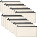 Legigo Blank Canvas Bag Zipper Pouch Makeup Bags Bulk by Legigo