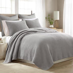 Levtex Home Cross Stitch Reversible Twin XL/Twin Quilt Set and 1 Pillow Sham - Image 8
