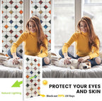 DKTIE Window Privacy Film Frosted Glass Static Cling UV Sun Blocking Heat - Image 3