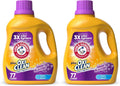 ARM & HAMMER Plus OxiClean Odor Blasters Fresh Burst, 77 Loads Liquid Laundry Detergent, 100.5 Fl oz (Pack of 2)