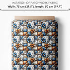Winter Patchwork Snowman Quilting Fabric Panel – 6× Blocks + Bonus Patchwork - Image 7