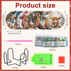 Axquilon 8 Pcs Christmas Diamond Art Coasters Kit - Image 2