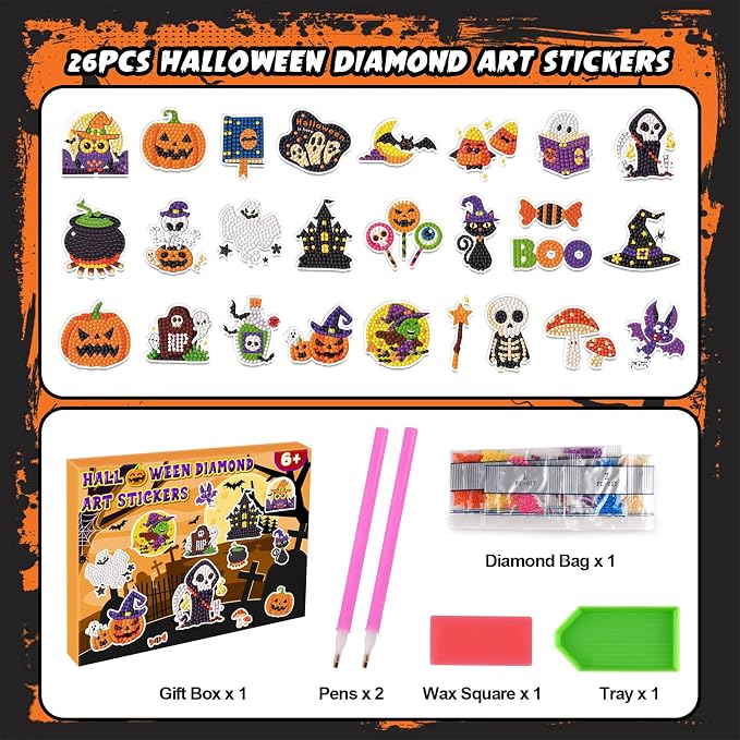 Labeol Diamond Art Kits for Kids Boys and Girls Ages 6-8-10-12 Easy to DIY - Image 7