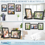 Icona Bay 5x7 Picture Frames, 6 Pack, Contemporary, Inspirations | These Icona - Image 4