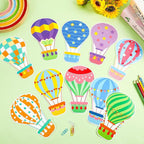 AUGSUN 60 Pcs Hot Air Balloon Bulletin Board Decorations Back to School - Image 7