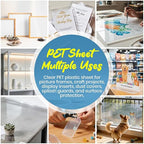 10 Pack of 5 x 7" PET Sheet/Plexiglass Panels 0.04" - Image 6