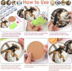 ijbnhd 8 Pcs Diamond Art Coasters Kits Jesus Diamond Painting Coasters | - Image 7