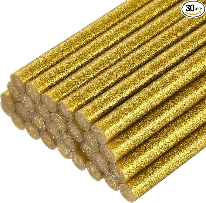 uxcell 30pcs Full Size Hot Glue Gun Sticks 8-inch x 0.43-inch High Sticky Large by uxcell