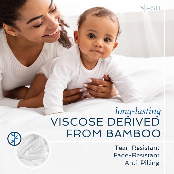 Hotel Sheets Direct 100% Viscose Derived from Bamboo Sheets Set Twin - Image 7