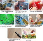 SWATOM 10PCS Diamond Art Kits for Adults for Garden Decor - Image 7