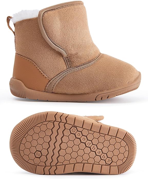 BMCiTYBM Girls Boys Snow Boots Warm Winter Fur Lined Baby Shoes (Infant/Toddler/Little Kid)