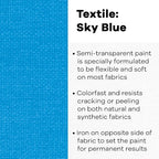 Jacquard Textile Color Sky Blue - Image 2