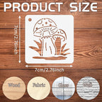 Augshy 56 Pack Mushroom Stencils - Image 2
