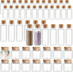 Patelai 48 Pcs Small Glass Jars by Patelai