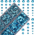 10000Pcs 2-Boxes Mixed Size Hot Fix Round Crystals Gems Glass Stones Hotfix by MASSIVE+BEADS