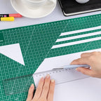 2 Pcs Large Cutting Mat Self Healing, Double Sided, Grid Line And Angles Help - Image 3