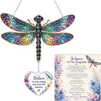 Devory 4 Inch Acrylic Dragonfly Suncatcher, Sun Catchers Indoor Window by DEVORY