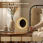 blonbar Sunrise Alarm Clocks for Bedrooms, Stepless Dimmable Moon Lamp Dual - Image 7
