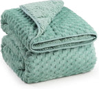 Super Fuzzy Soft Fleece Sherpa Weighted Blanket 15 lbs - Image 9