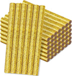 Manarty Glitter Gold Hot Glue Stick, Adhesive EVA Glue Sticks Standard by Manarty