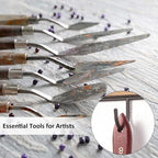 Honoson 16 Pieces Palette Knife Set Stainless Steel Painting Knives - Image 7