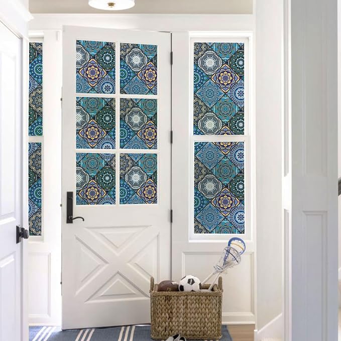 DKTIE Bathroom Window Privacy Film Decorative Films, Get Privacy While Still - Image 4