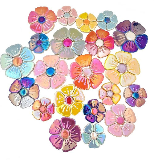 1.1lb Ceramic Mosaic Tiles, Mixed Colour Ceramic Mosaic Pieces by Unknown