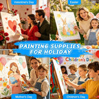 ESRICH Large Canvas for Painting, 10 Pack Square Canvas Boards for Painting - Image 6