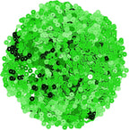 Mandala Crafts 6mm Flat Round Green Sequins - Image 2