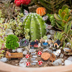 45 Pcs Fairy Garden Accessories Miniatures Garden Kit - Image 5