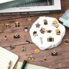 MARFOREVER 40Pcs/20 Pairs Graduation Charms, Graduation Cap Charms - Image 3