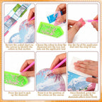 Cinnvoice 12 Pcs Summer Seasonal Diamond Art Hanging Ornament Kit - Image 3