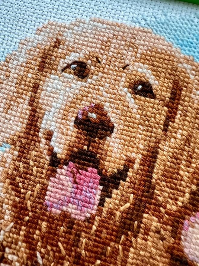RIOLIS - True Friend 2158, Dogs Cross Stitch Kits 11¾" x 11¾", Counted Cross - Image 5
