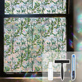 Leaf Stained Glass Window Film Static Cling by Ohhvvow