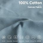 Simple&Opulence 100% Cotton Canvas Fabric 10oz. 59 Inch by The Yard, Nature - Image 2