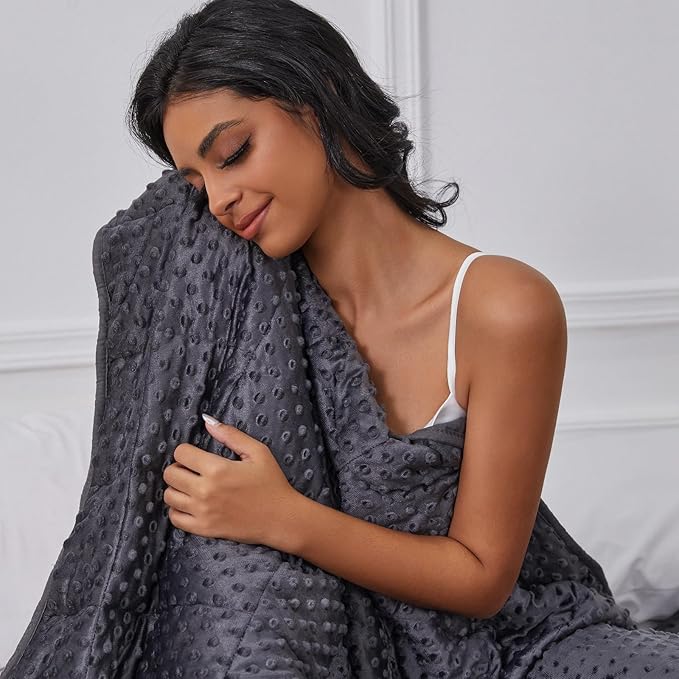 Weighted Blanket for Adults, Comfortable and Soft Throw Weighted Blanket - Image 3