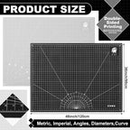 Pangda 36 x 48 in Large Self Healing Cutting Mat Extra Thick Double Sided - Image 2