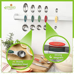 Spring Chef Stainless Steel Magnetic Measuring Spoons Set of 8 - Image 5