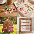 Keychain Charms Bulk 30pcs mixed Cute 3D Charms - Image 2